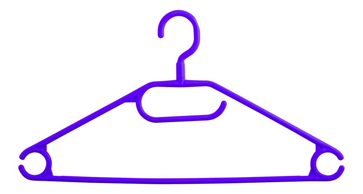 Rotating Hook Hanger (405 X 212 X 50 Mm) (Assorted) (6 Pc Set) (48 Set Pk)